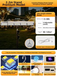 jiuxin lighting | Portable Long Battery Life Camping and Market LED Light