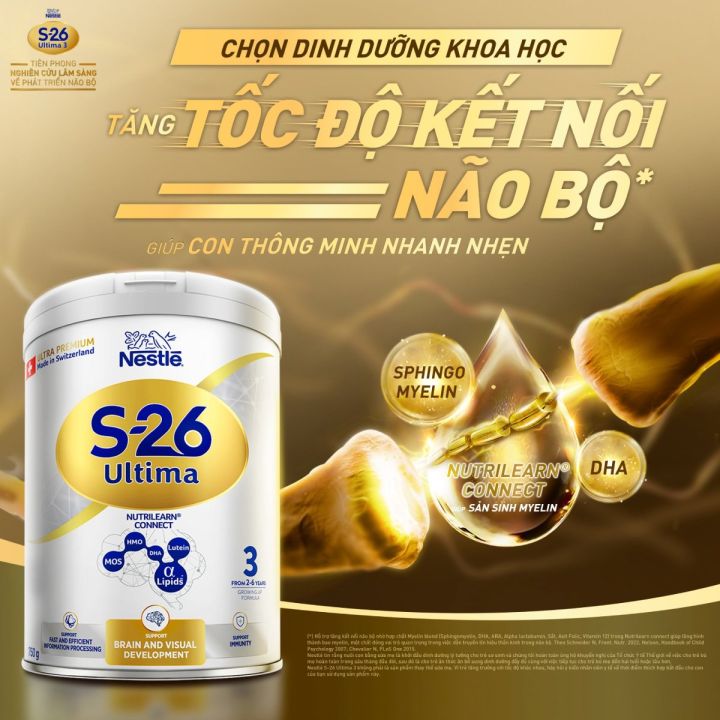 [HSD Tháng 11/2026] [CHỈ 23-28.2 QT Đơn 599K/999K]Sữa Bột Nestlé S-26 ...