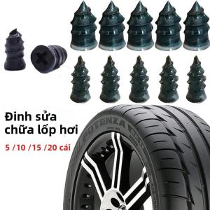 10/20 Chiếc Bộ Dụng Cụ Sửa Chữa Lốp Xe Máy Không Săm Xe Máy Bánh Xe Không Săm Đâm Thủng Vít Bộ Lắp Với Miếng Dán Chất Liệu Cao Su