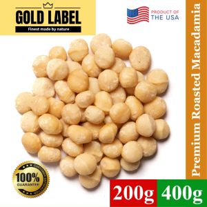 GoldLabel Premium Natural Roasted Macadamia (Unsalted) 200g/400g
