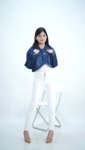 RICHITA - JACKET JEANS CROP PREMIUM WANITA KEKINIAN