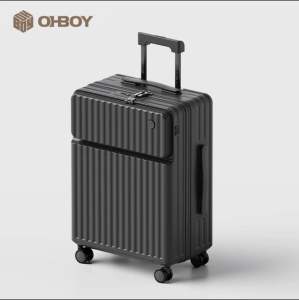 Vali OHBOY 20 24in Nam Nữ thời trang có cổng USB bên ngoài. Nhẹ nhàng tiện dụng mang theo lên máy bay