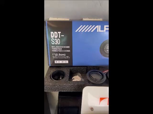 Alpine DDT-S30 Tweeter A Cupola Morbida – 360 W, 4 Ohm, 50W RMS, Montaggio Flush/angolare - 4