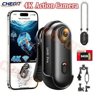 4K Bodycam Action Bike Camera Integrated Helmet Handlebar Motorcycle Road Sport Cam Battery Body Mini Full Hd Sports Action Wifi