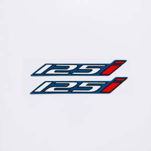 Cặp Tem chữ 125i 150i trang trí xe máy đủ màu