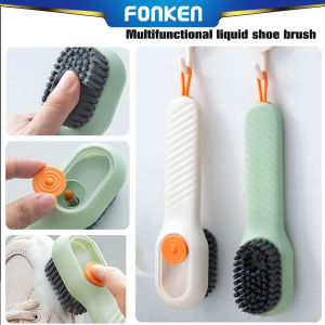 FONKEN Bàn Chải Giày Đa Năng Plus Dạng Lỏng Bàn Chải Giày Lông Mềm Tại Nhà Bàn Chải Giày Bàn Chải Tay Cầm Dài Bàn Chải Quần Áo Bàn Chải Quần Áo Giày Dép Dụng Cụ Làm Sạch