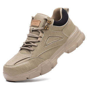 Tulldent | High-quality Safety Shoes Men Steel Wire Rotary Buckle Work Sneakers Indestructible Shoes Anti-smash Anti-puncture Work Shoes