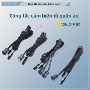 Công Tắc Cảm Biến Ánh Sáng Tủ Quần Áo Thông Minh 12V/24V DC Điều Chỉnh Độ Sáng Bằng Cảm Ứng Tay Điều Khiển Cửa Bằng Cử Chỉ Tay