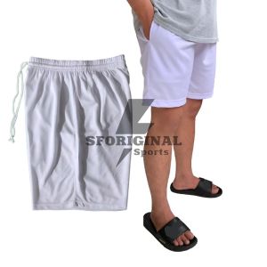 COD dapat 2pcs celana pendek putih polos santai dan olahraga murah