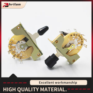 PHRILAMUltra 3-way/5-way Heavy Duty Switch Electric Guitar Pickup Selector Switch Guitar 3-way/5-way Blade Switchwith ST TL