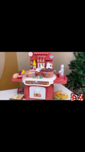 ของเล่นทำอาหาร ของเล่นครัวขนาดเล็กเด็กทำอาหารผัดเครื่องครัวจำลองชุดด้วยแสงเสียงเอฟเฟกต์ ของเล่นสมมุติ