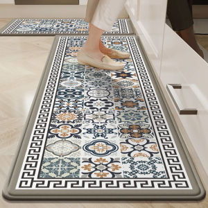 VIKAMA1/2Pcs 2025 New Kitchen Floor Mat Non-Slip Soft Noise Reduction Carpet Bathroom Bathroom Door Mat Home Decoration