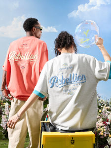 Retro Streetwear Embroidered T-Shirt