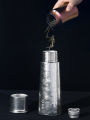 Taic Pure Titanium Tea Cup Health Preservation High End Insulated Cup New Model Tea Water Separation Cup 420ML Daily Use Outdoor. 