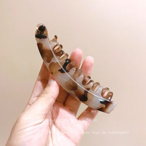 Daily Commute Banana Hair Clip High Ponytail Female Back of Head Hair Accessories Vertical Twist Hair Clip Silicone Material