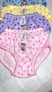 12PCS CELANA DALAM ANAK WANITA MOTIF LOVE CANTIK LUCU PROMO MURAH SIZE S M L XL 1-10 TAHUN