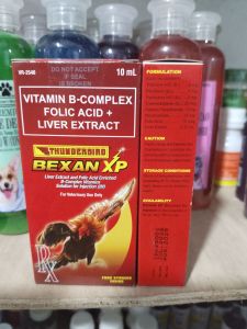 Thunderbird Bexan XP Vitamin B-Complex Folic Acid + Liver Extract 10 mL Veterinary Use Only