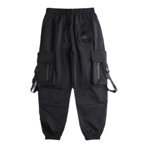 AOGZ | AOGZ Workwear Pants Mens Womens Spring Autumn Loose Fashion Paratrooper Pants American Style Functional Couples Clothing