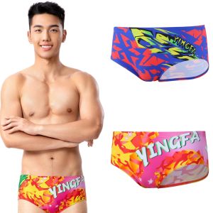 Yingfa Đua Xe Chuyên Nghiệp Quần bơi nhiều màu của nam giới đào tạo nhanh chóng-khô chống Clo Quần bơi