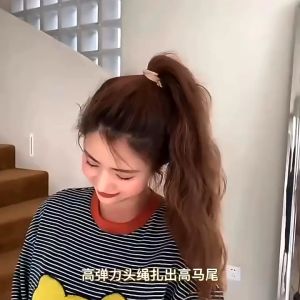 ยางรัดผม สําหรับผู้หญิง แฟชั่นเกาหลี ใหม่ ความยืดหยุ่นสูง ยางรัดผม 20ชิ้น