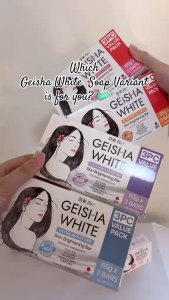 GEISHA WHITE Classic Intense Glow Fresh 2pc per pack Whitening Bath Soap for Face & Body