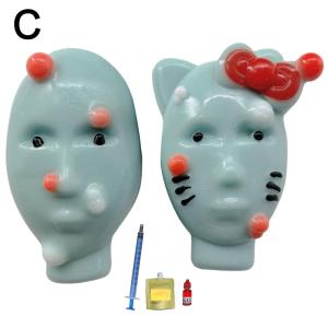 1/2Pcs Funny Pimple Popper Acne Relief Toy Reusable Low Rebound Decompression Toys Unique Home Decoration Friend Birthday Gift