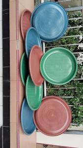 12 Pcs Tampah / Nampan Plastik Bulat 45 Cm
