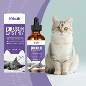 Cat Melatonin Drops For Cats Anxiety Relief Cat Excessive Nighttime Meowing Natural Safe Gentle Cats Sleep Aid Pet Calming Drops