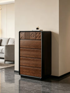 HESHIBOYA | Retro Solid Wood Chest Of Drawers