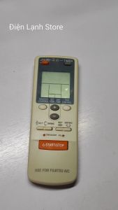 Remote máy lạnh Fujitsu 2 chiều. (Tặng kèm cặp pin).