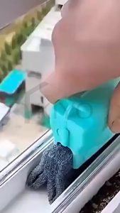 KIYO Sikat Pembersih Celah Jendela Sikat Dapur Serbaguna Magic Brush Pembersih Sela Kaca Jendela Mobil Rumah Sudut Wastafel