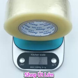 1 Cuộn băng keo trong đục 500gram 1 cuộn rộng 4.7cm lõi giấy 5mm