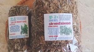 Cây nghể răm sấy khô [1kg] TẶNG [100g] cỏ ngọt - hỗ trợ điều trị rắn cắn