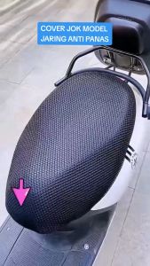 L XL Sarung Jok Motor Cover Jok Jaring Jok Motor Anti Panas Motorcycle Seat Cover