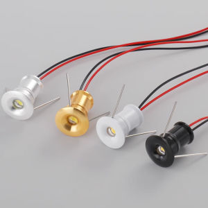 3W Recessed Mini Spotlight Lamp Ceiling Mounted LED Downlight Ceiling Light 220V/DC12V Hole 15mm