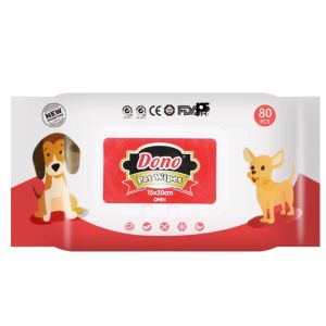 Dono Pet Wipes for Dogs Cats and other Pet - 15X20 80pcs