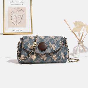 Elegant Womens Crossbody Bag Luxury Shopping Mall Chain Handbag Single Shoulder Bag High-End Sensation Trendy Commuting Bag