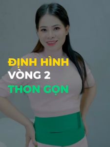 Đai sợi nhiệt Thiên Nhiên Việt Chính Hãng -Gel tan mỡ Ớt xanh tách nhiệt Đai sợi chất liệu co giãnđịnh hình vòng eosiết eo giảm mỡ sau sinh