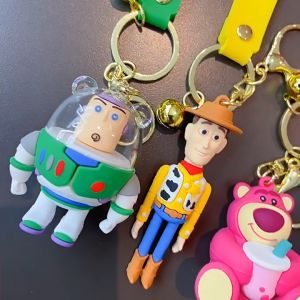 Gantungan Kunci Toy Story Buzz Lightyear Lotso Monster Gantungan Kunci Motor Mobil Tas Keychain 3D