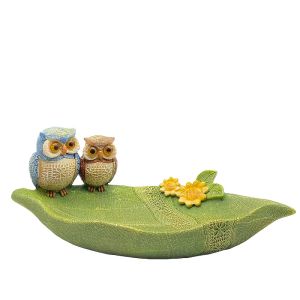 Couple Owl Relying Ornament Owl resin craft with storage function Suitable for Home Decoration Table decoration Its Valentines