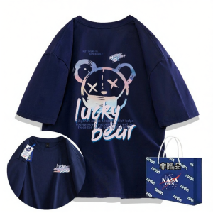 Áo Thun Tay Ngắn Cotton Đậm Chất Retro Thời Trang