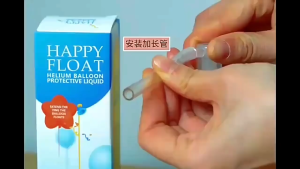 100ml Helium Balloons Protective Fluid With Pump Helium Balloon Fluid Longer For Extra Longer Float
