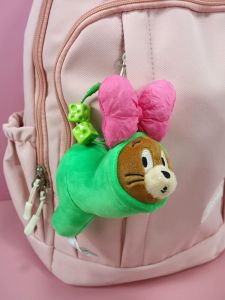 Tom And Jerry Cat And Mouse Plush Toys Keychain Bag Mobile Phone Cute Multi-Function Hanging Ornament Polyester Fiber Filled