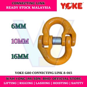 YOKE 8-015 G80 CONNECTING LINK / HAMMERLOCK / COUPLING LINK (6MM / 10MM / 16MM)