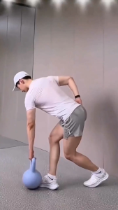 Kettlebell นิ่ม โยคะ ดัมเบล Kettlebell แบบนิ่ม 4/5/6KG PVC กันลื่น สำหรับฝึกซ้อมที่บ้าน ดัมเบลปรับระดับได้