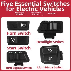 MO DE FA | Turn Signal Switch Light Changing Motorcycle Horn Electric Starter Switch