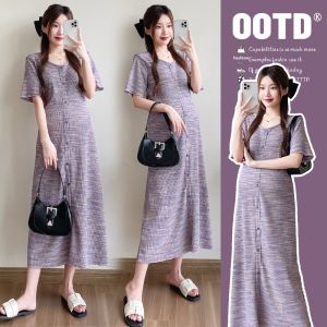 Đầm Len Kiểu Dáng Phục Cổ Cho Phụ Nữ Mang Thai