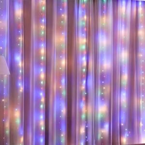 6x3M/3x3m Ramadan Decoration Curtain Garland on The Window USB Power Fairy Lights Festoon with Remote Garland Led Lights Decor