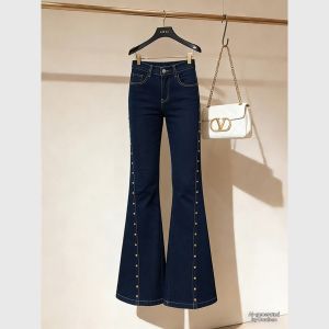 Stylish Elegance Blue Flared Jeans for Women