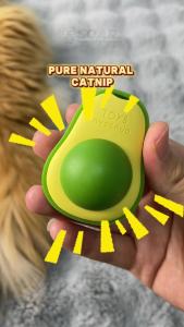 Timikimi Catnip Ball Cat Toy Cleans Teeth Helps Expel Hairballs 360° Rotating Design